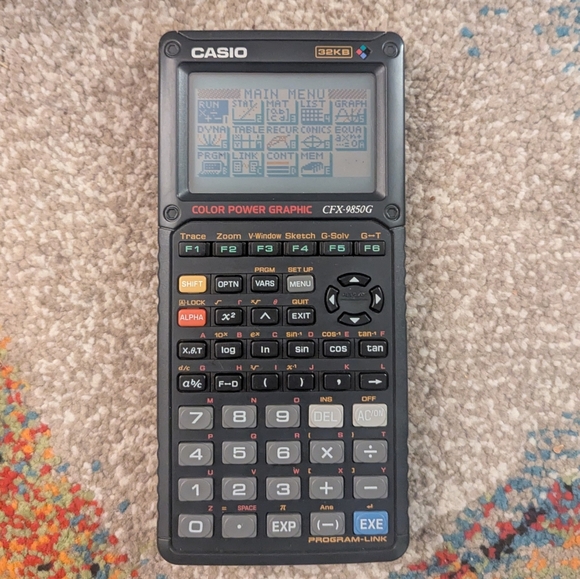 Casio CFX-9850G 32KB Color Power Graphic Calculator with Hard Slide Cover - Picture 4 of 5